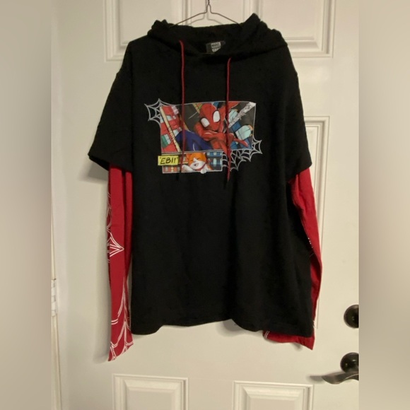 T29a- MARVEL’S EBIKO SpiderMan Web Pullover Hoodie